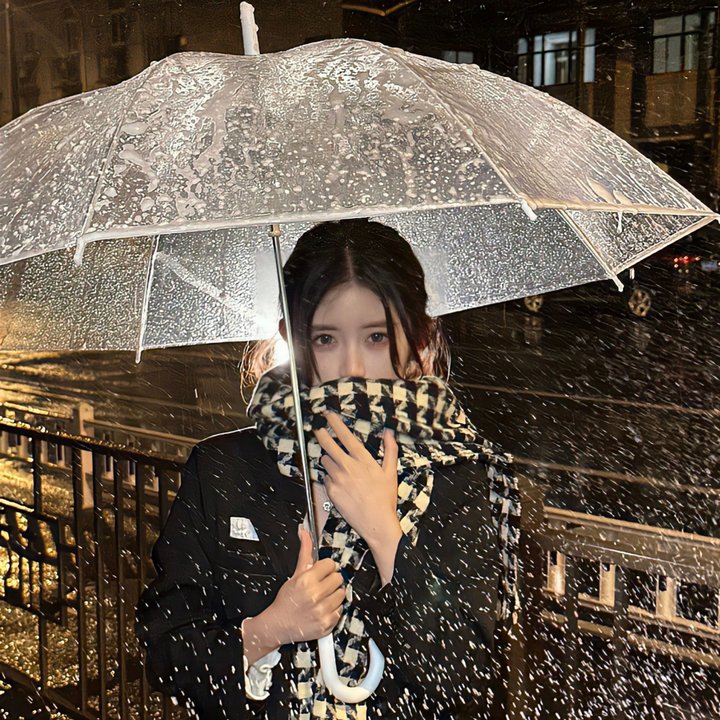 深夜中的企鹅